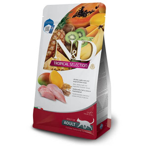 FARMINA N&D CAT LG TROPICAL CHICKEN kaķu barība Vista 1.5kg